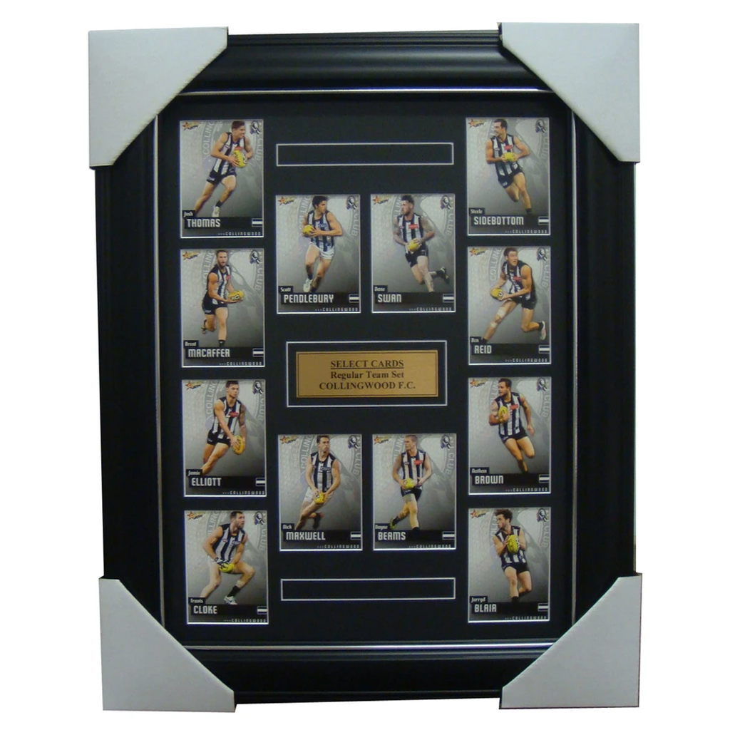 Collingwood 2014 Limited Edition Select Cards Set Framed - Pendlebury Swan Cloke - 1699
