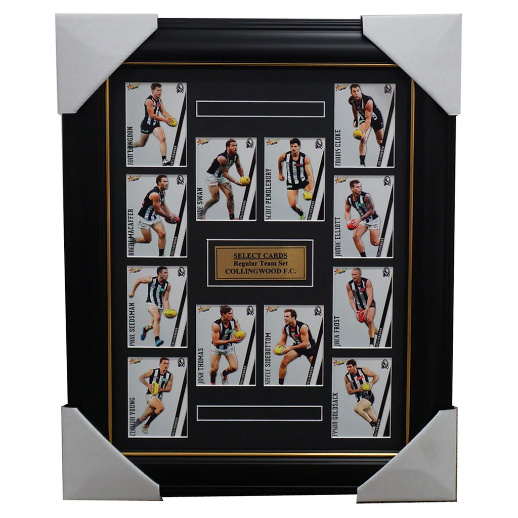 Collingwood 2015 Select Card Team Set Framed Pendlebury Cloke Swan Sidebottom - 1019