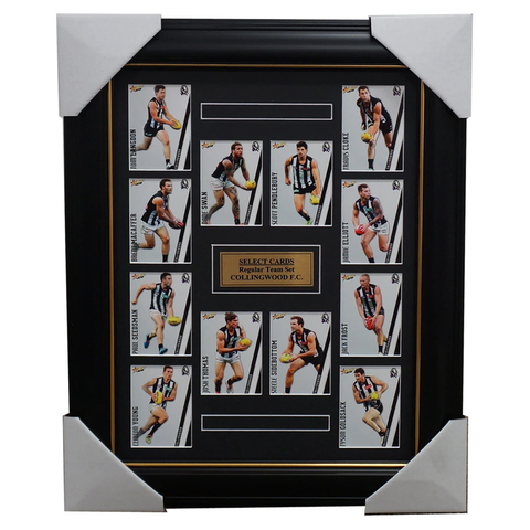 Collingwood 2015 Select Card Team Set Framed Pendlebury Cloke Swan Sidebottom - 1019