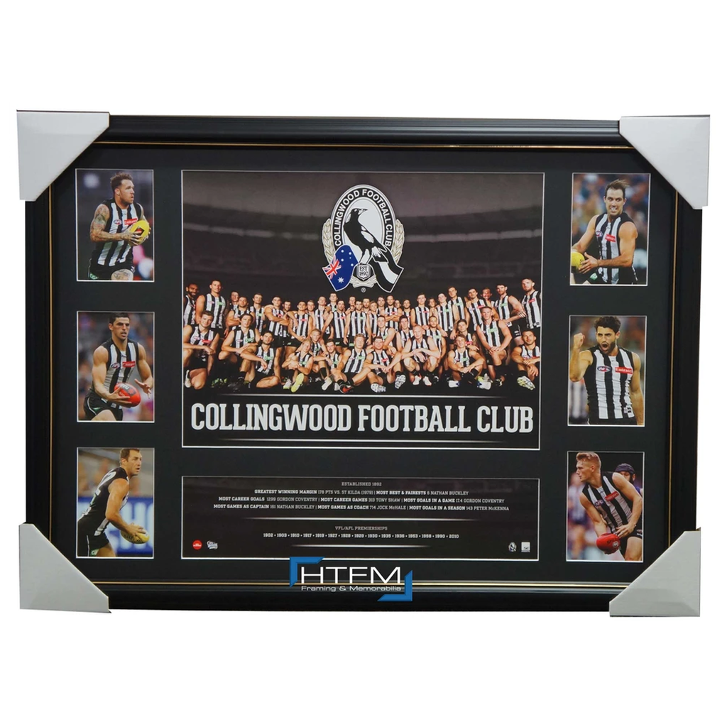 Collingwood 2016 Official Afl Team Print Super Frame Brand New Swan Pendlebury - 2867