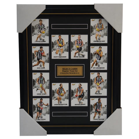 Collingwood Magpies 2017 Select Card Team Set Framed Scott Pendlebury Sidebottom - 3052