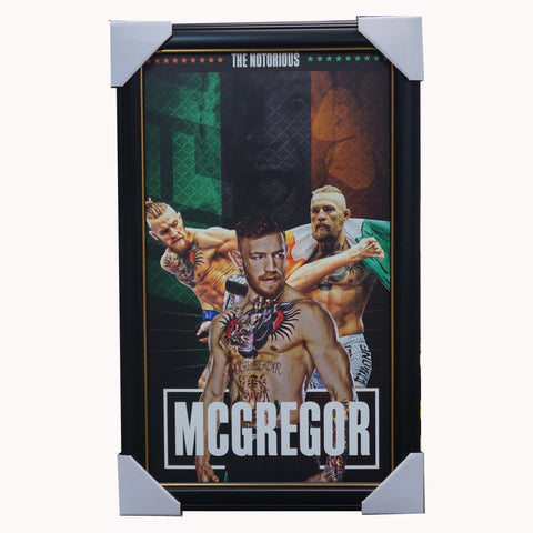 Conor Mcgregor Ufc Champion the Nororius Print Framed - 3901