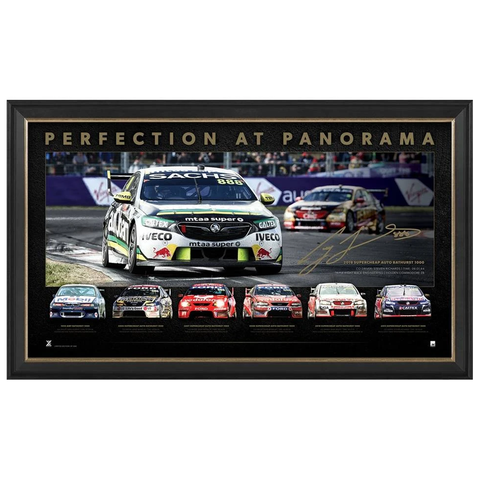 Craig Lowndes Bathurst Perfection at Panorama L/e Retirement Print Framed - 3989