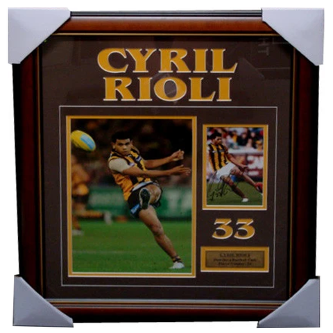 Cyril Rioli Hawthorn Signed Photo Collage Framed - 3905