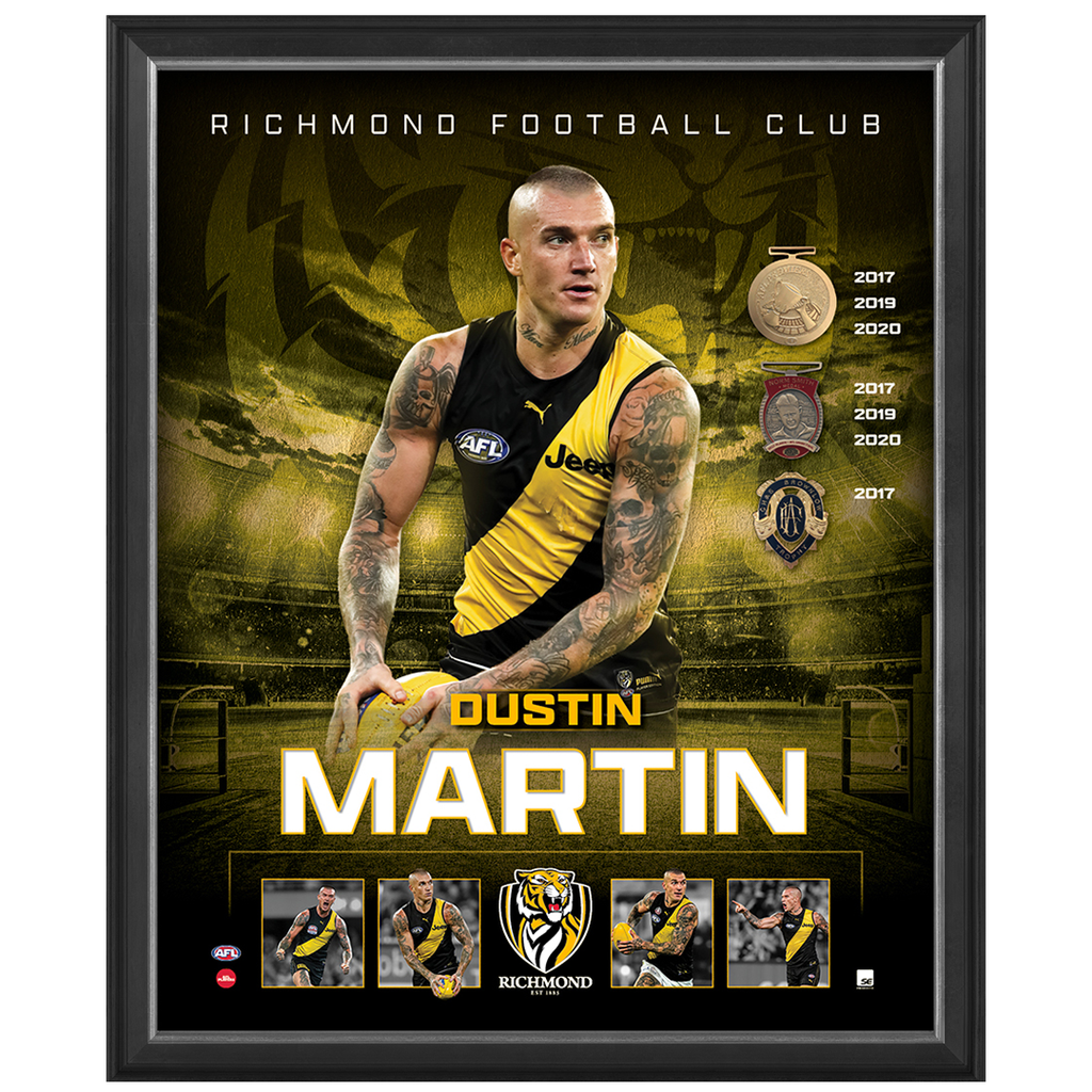 Dustin Martin Richmond 2020 Official Licensed AFL Print Framed New - 4740
