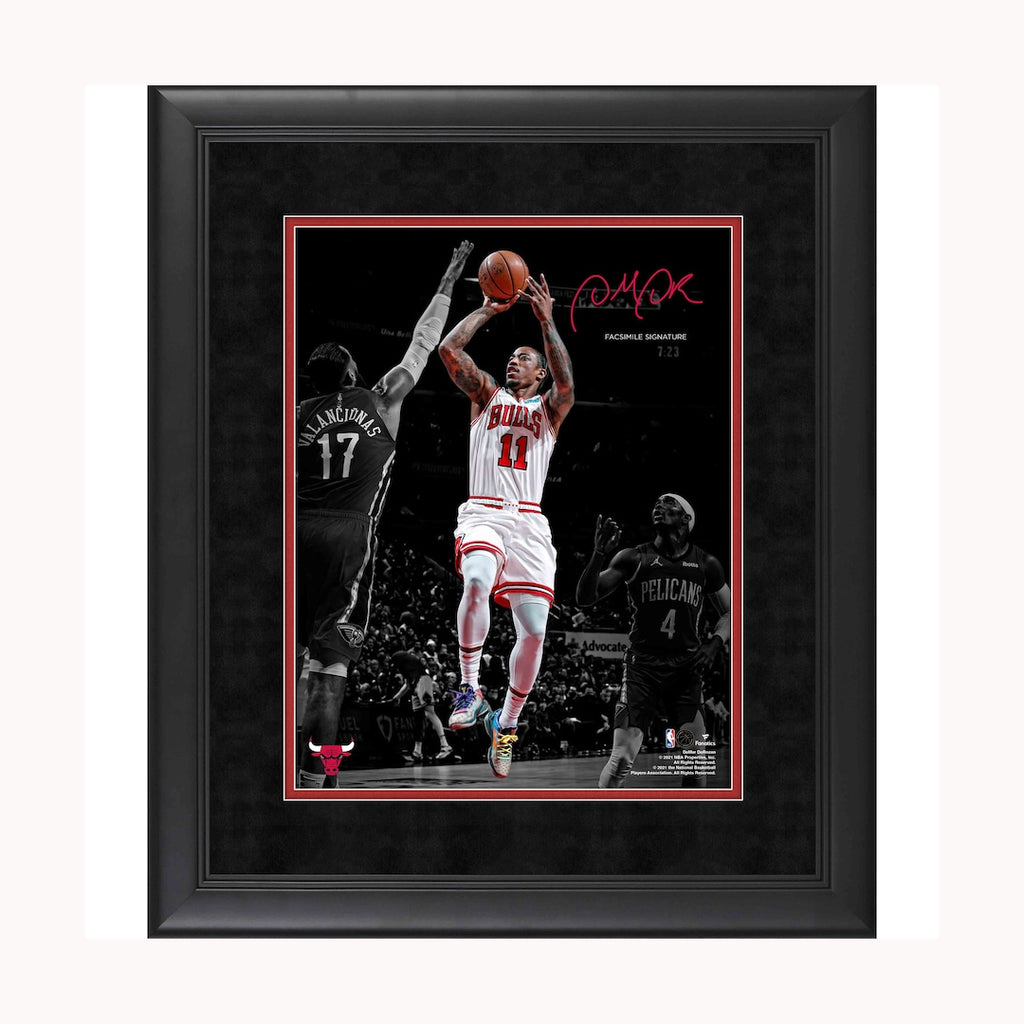 DeMar DeRozan Chicago Bulls Facsimile Signature Framed 11" x 14" Spotlight Photograph - 5112
