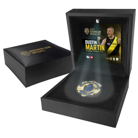 Dustin Martin Richmond 2017 Brownlow Medallist in Display Led Black Box - 3175