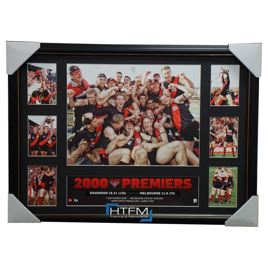 Essendon 2000 Afl Premiership Glory Afl L/e Print Framed Kevin Sheedy Official - 2850