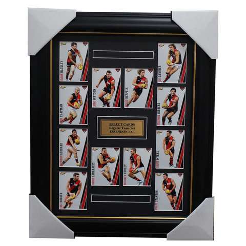 Essendon 2015 Select Card Team Set Framed Watson Heppell Chapman Goddard - 1021
