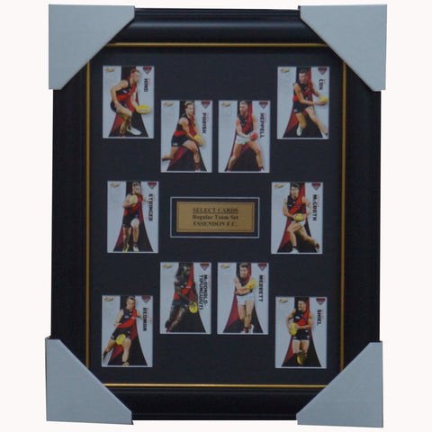 Essendon 2022 Select Card Team Set Framed Heppell Stringer McGrath - 5034