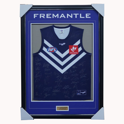 Fremantle Dockers Football Club 2022 AFL Official Team Signed Guernsey - 5079