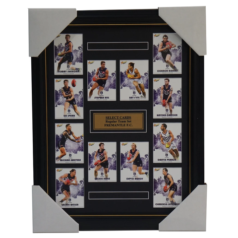 Fremantle Dockers 2017 Select Card Team Set Framed Nat Fyfe Michael Walters - 3047