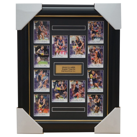 Fremantle Dockers 2018 Select Card Team Set Framed Nat Fyfe Michael Walters - 3358