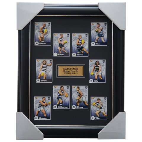 Geelong Cats 2021 AFL Select Card Set Framed Selwood Dangerfield - 4630