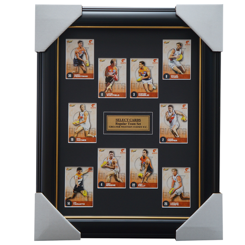 Greater Western Sydney 2021 Select AFL Card Set Framed Greene Cognilio - 4644