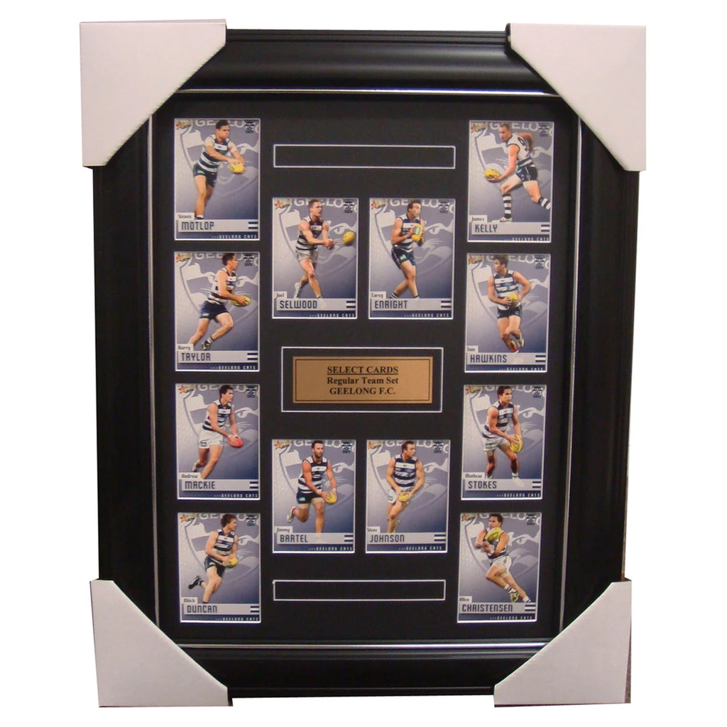 Geelong Cats 2014 Limited Edition Select Cards Set Framed - Selwood Bartel - 1707