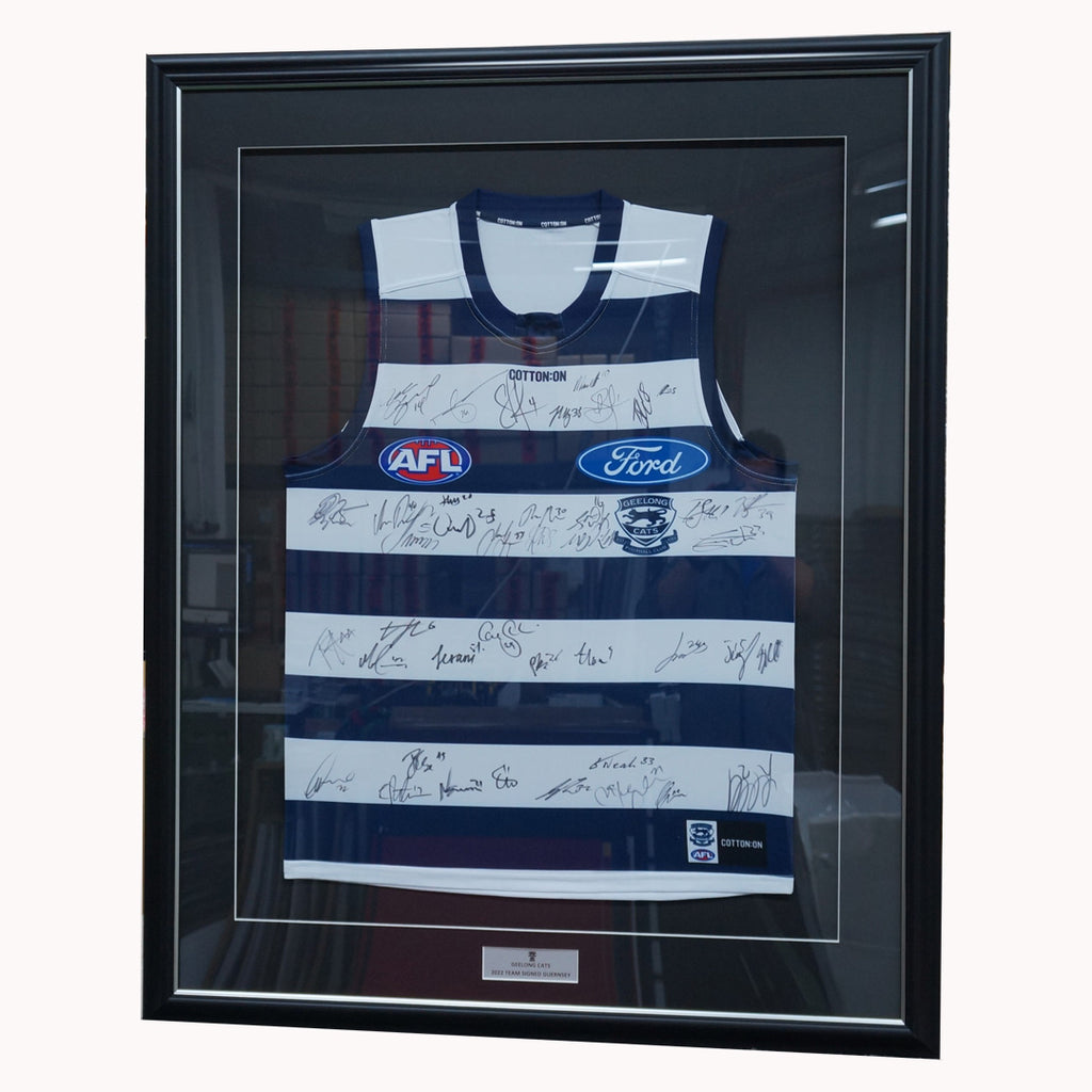 Geelong Cats Football Club 2022 AFL Official Team Signed Guernsey - 5080