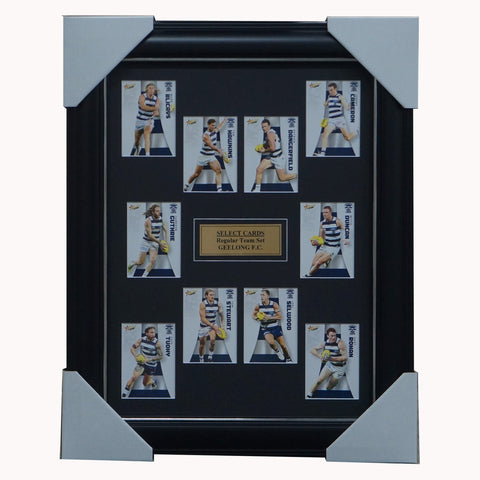 Geelong Cats 2022 Select Card Team Set Framed Dangerfield Selwood Hawkins - 5036