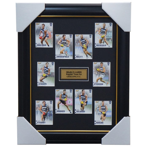 Geelong Cats 2020 Select Card Set Framed Selwood Ablett Jnr. Dangerfield - 4002