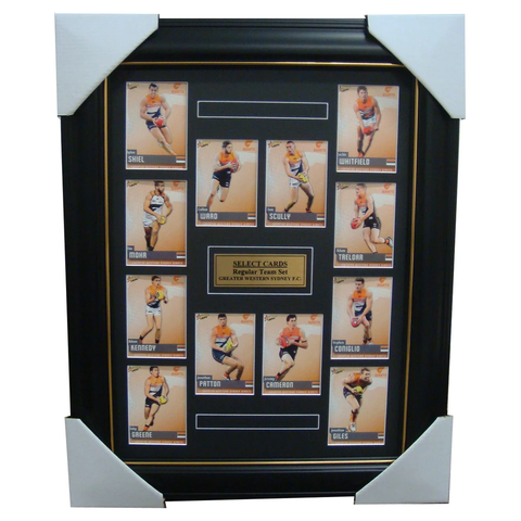 Greater Western Sydney 2014 Limited Edition Select Cards Set Framed Cameron - 1712