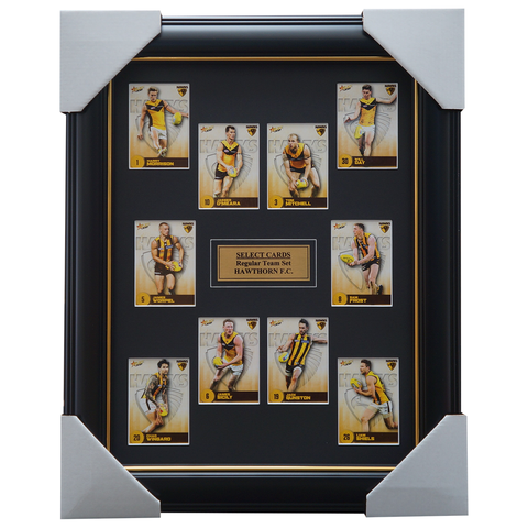 Hawthorn Hawks 2021 AFL Select Card Set Framed Mitchell Worpel O'meara - 4640