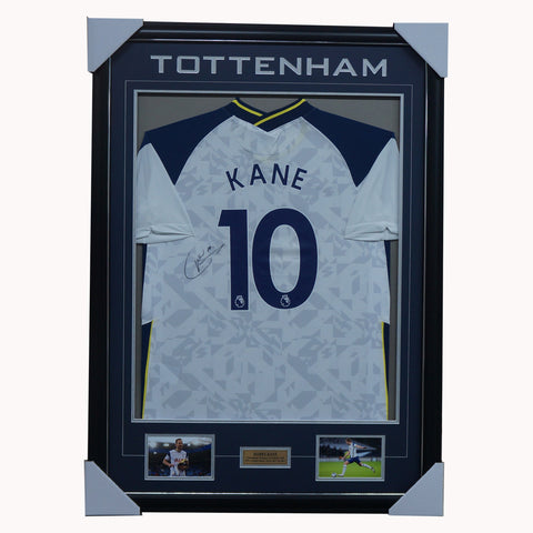 Harry Kane Signed Tottenham Hotspurs Jersey Framed With Photos + COA - 5027