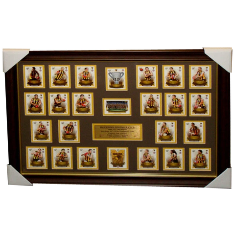 Hawthorn 2008 Limited Edition Premiers Cards Set Framed - 3062