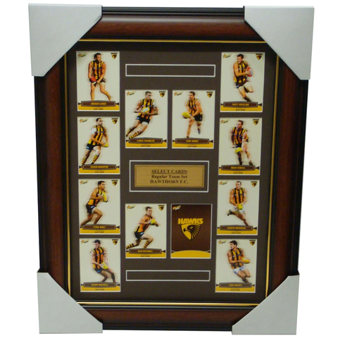 Hawthorn 2013 Select Cards Set Framed inc Lance Franklin - 1196