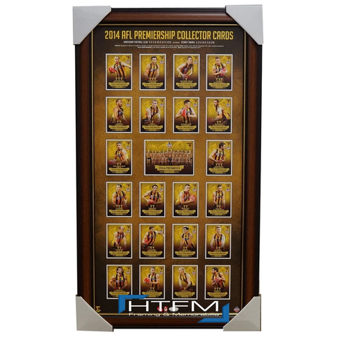 Hawthorn 2014 Premiers Official Afl Select Card Print Framed L/e 200 Only Hodge - 2064