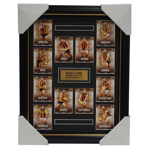 Hawthorn 2016 Select Card Team Set Framed Luke Hodge Sam Mitchell Cyril Rioli - 2641