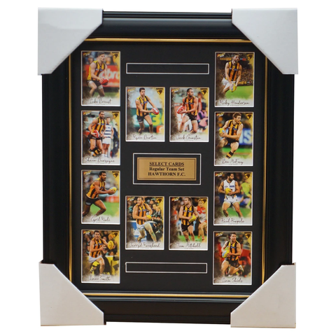 Hawthorn 2018 Select Card Team Set Framed Roughead Cyril Rioli Gunston Puopolo - 3362