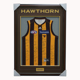 Hawthorn Football Club 2021 AFL Official Team Signed Guernsey Framed - 4701