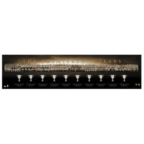 Hawthorn Premiership History Montage Official Afl Print Only Franklin Hodge - 2715