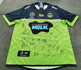 Canberra Raiders Football Club 2021 NRL Official Team Signed Guernsey - 4711