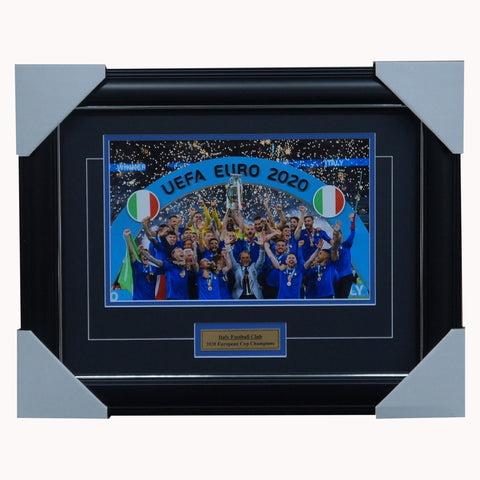 Italy UEFA 2020 European Cup Champions Photo Framed - 4807
