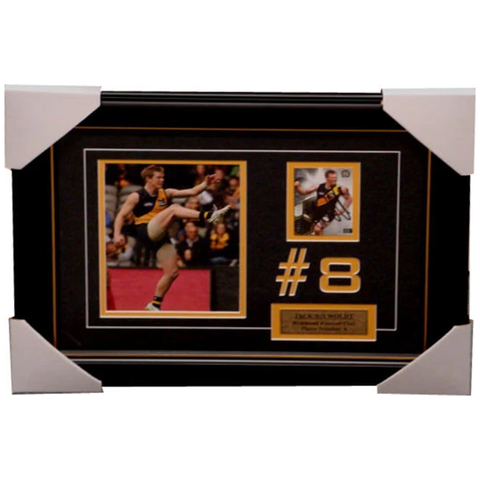 Jack Riewoldt Richmond Signed Card Collage Framed - 4094