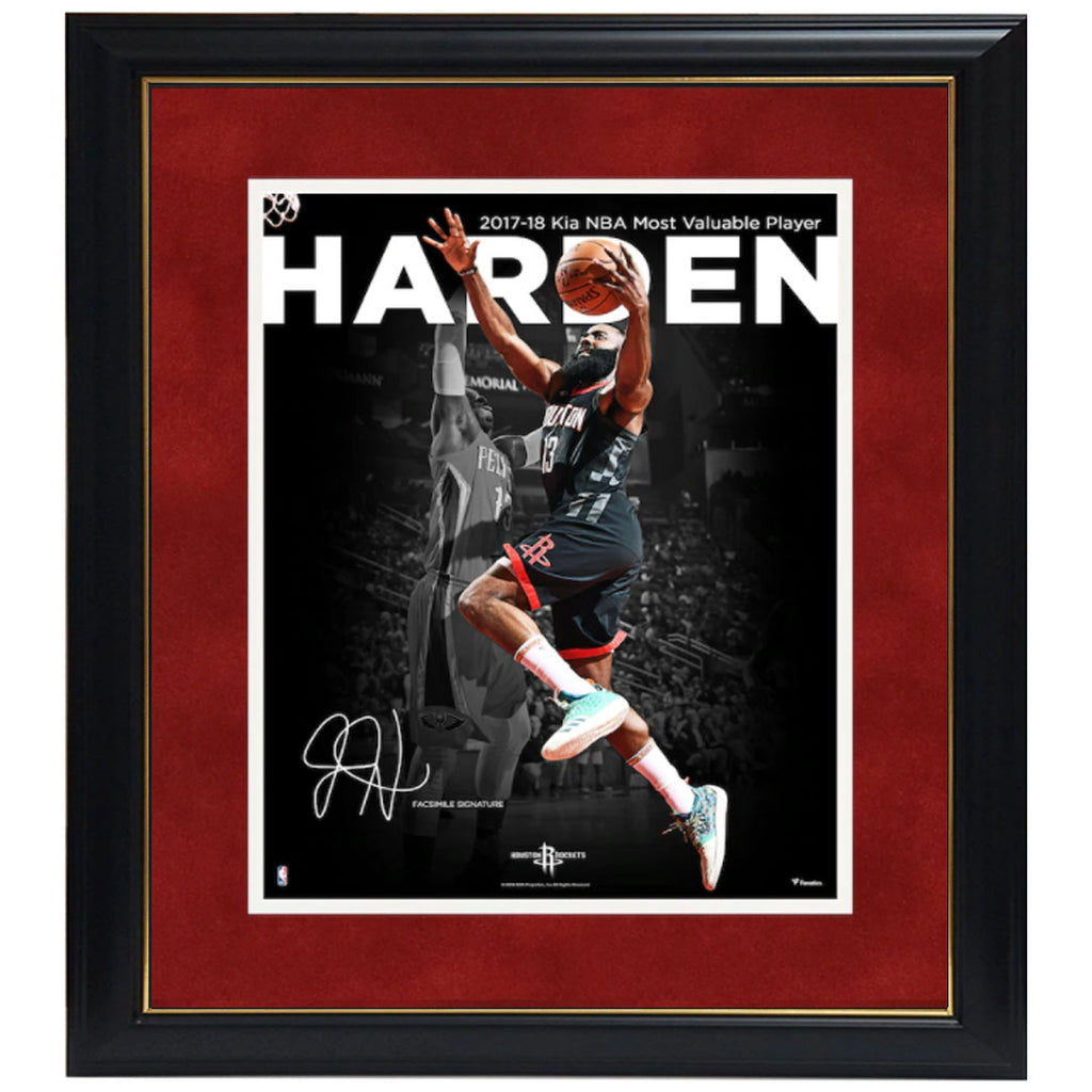 James Harden Houston Rockets Fanatics Authentic Framed 11" X 14" 2018 Nba Mvp Spotlight Photograph - Facsimile Signature Frame - 4585