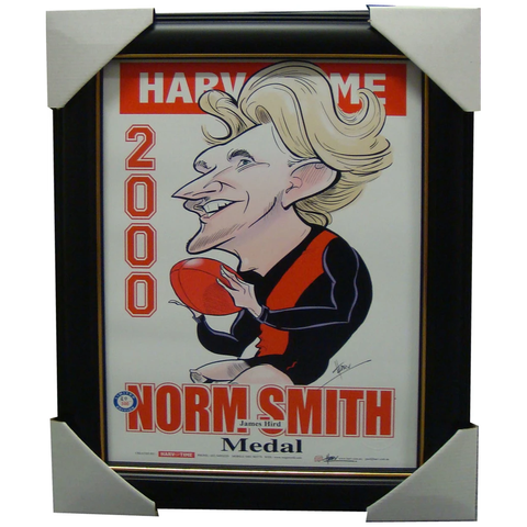 James Hird Essendon 2000 Norm Smith Medallist L/e Print Framed - 1521