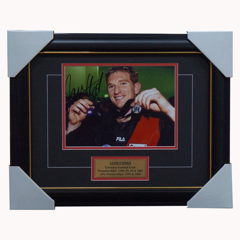 James Hird Essendon Premiership Signed Photo Framed - 5226
