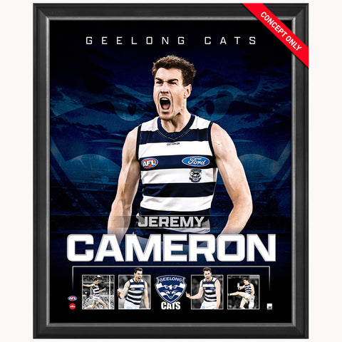 Jeremy Cameron Geelong F.C. Official Licensed AFL Print Framed New - 5210