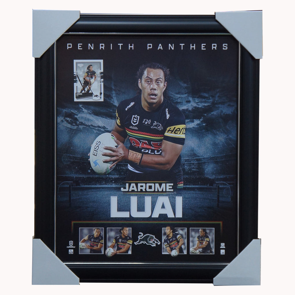 Jarome Luai Penrith Panthers Official Licensed NRL Print Framed + Signed Card - 5231