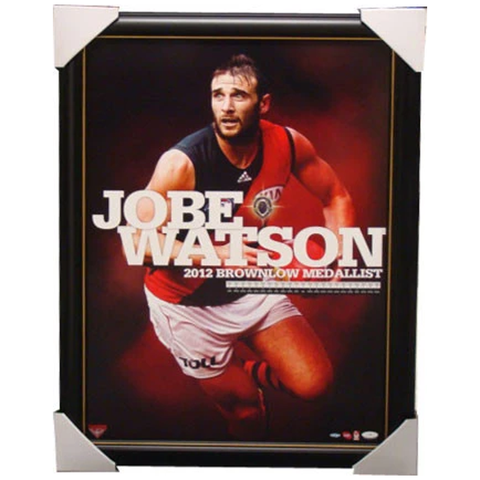 Jobe Watson 2012 Brownlow Essendon L/e Print Framed - 4091