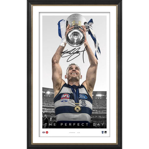 Joel Selwood Signed Geelong Retirement Official AFL ICON Series Framed - 5292