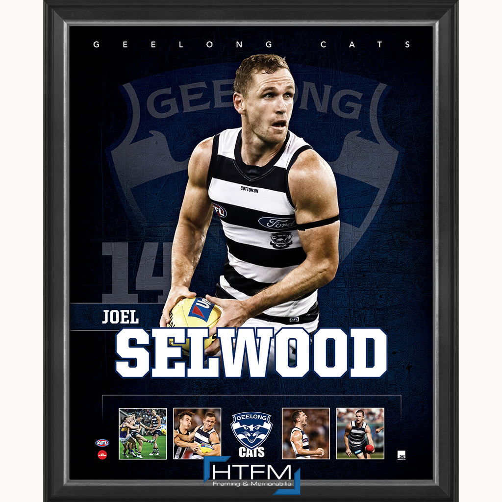 Joel Selwood Geelong F.c. Official Licensed Afl Print Framed New - 3708