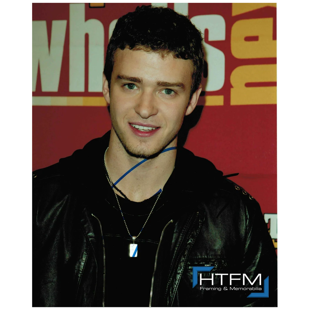 Justin Timberlake Signed Photo Framed With Plaque - 1678
