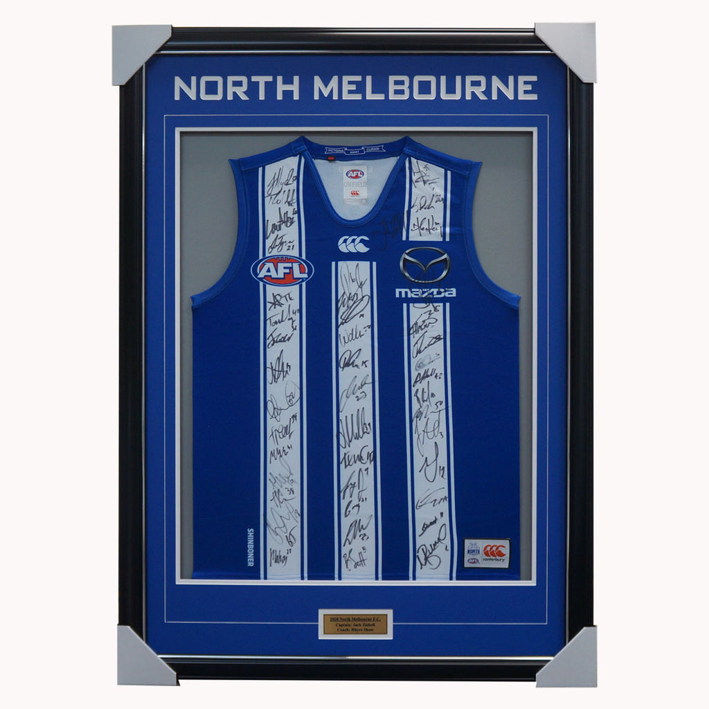 North Melbourne Football Club 2021 AFL Official Team Signed Guernsey - 4703