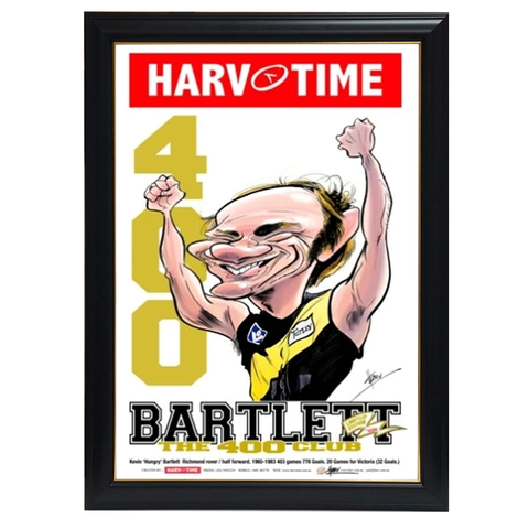 Kevin Bartlett, 400 Club, Harv Time Print Framed - 4316