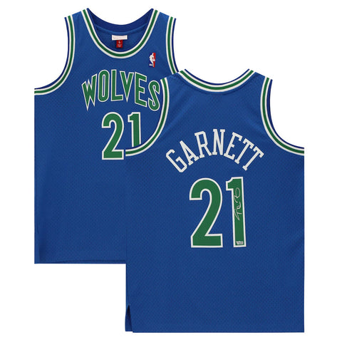 Kevin Garnett Signed Minesota Timberwolves Official Fanatics Signed NBA Jersey - 5182