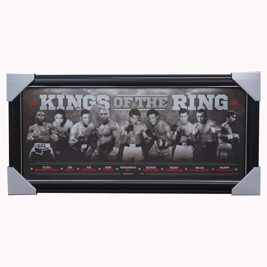 King of the Rings Boxing World Champions Print Framed - 3967