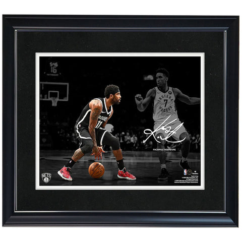 Kyrie Irving Brooklyn Nets Framed 11" x 14" Spotlight Photograph - Facsimile Signature Fanatics Official - 4610